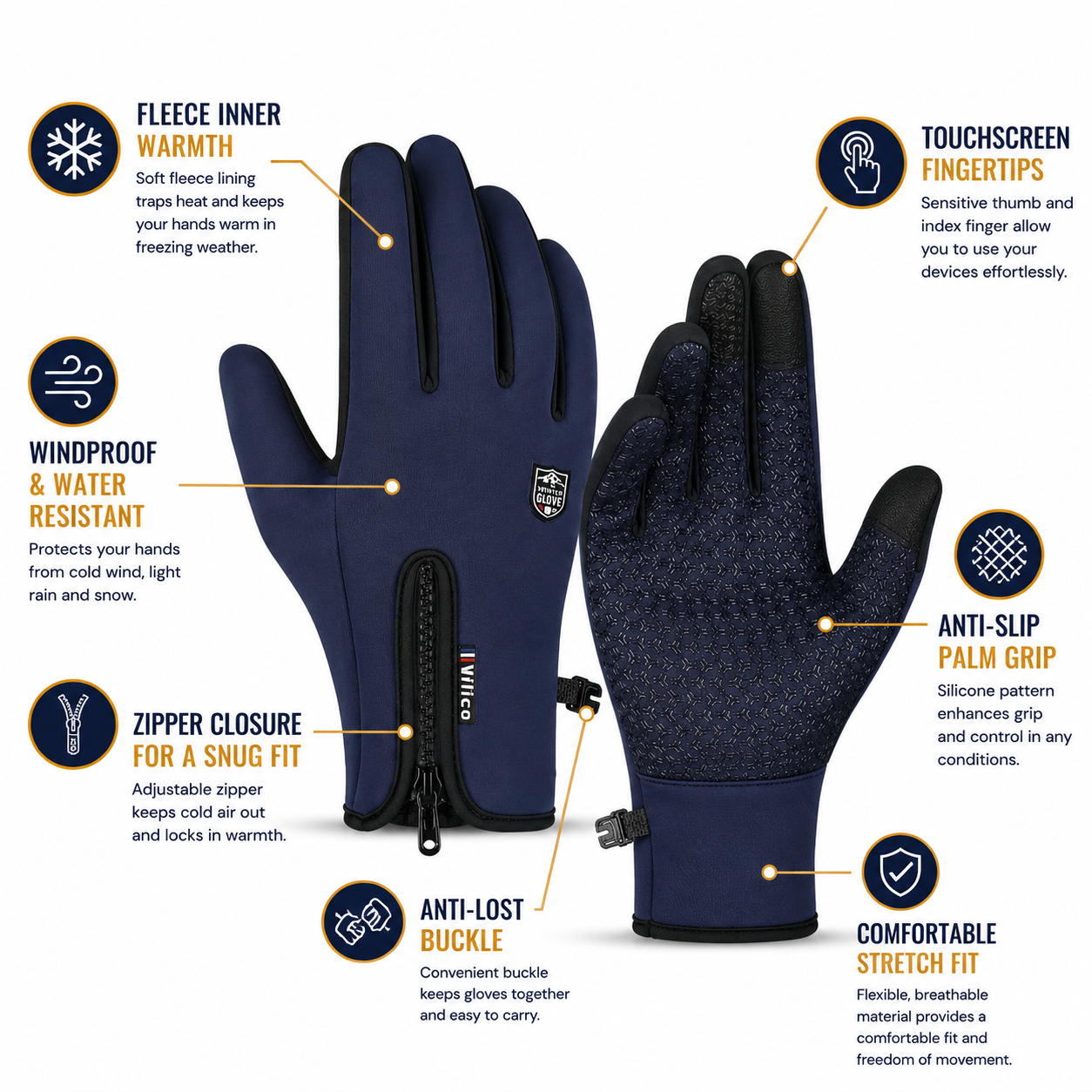CRYO DIVISION™ Thermal Fleece Gloves